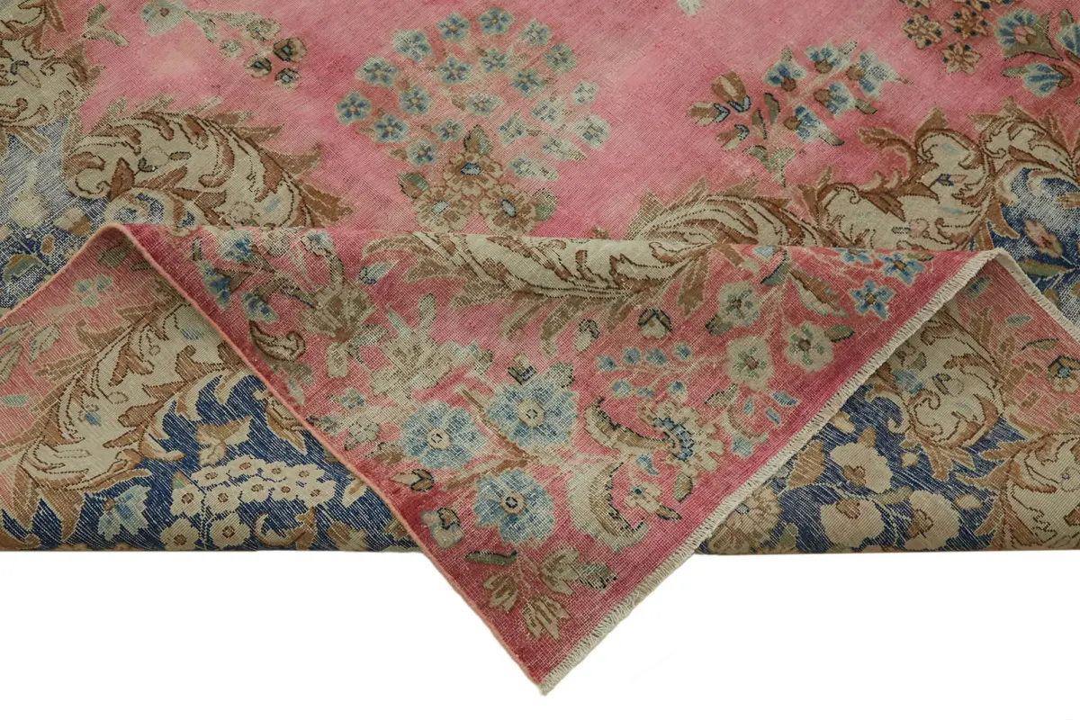 Dubai Eskitme Bej Pamuk Üstü Yün El Dokuma Halı-300x494 - Görsel 6