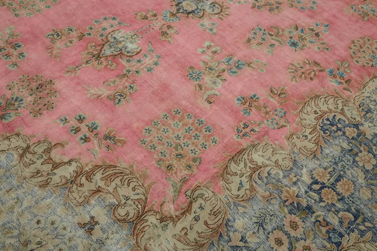 Dubai Eskitme Bej Pamuk Üstü Yün El Dokuma Halı-300x494 - Görsel 9