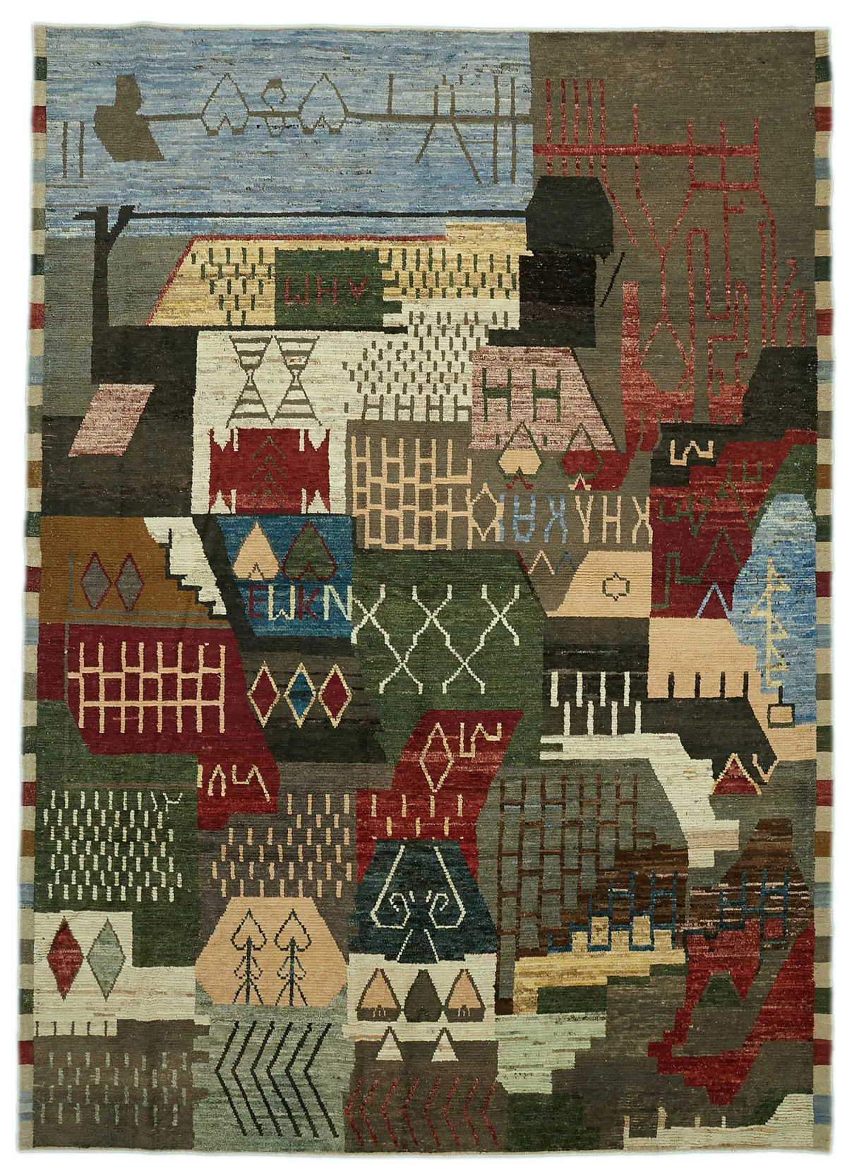 Rc_46228_0_Multicolor_Modern_Design_Tribal_Rug