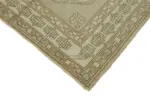 Anadolu Eskitme Bej Pamuk Üzerine Yün El Dokuma Halı-127x180 - Görsel 4
