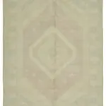 Anadolu Eskitme Bej Pamuk Üzerine Yün El Dokuma Halı-218x294