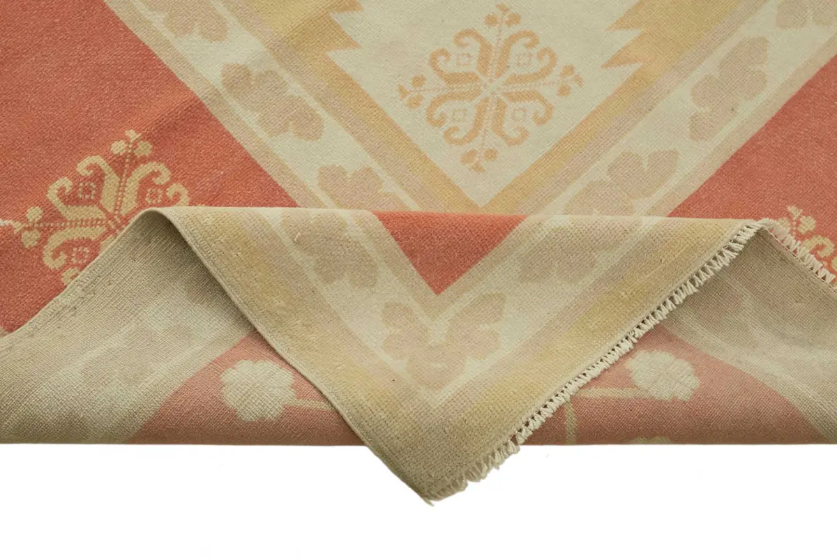 Anadolu Eskitme Bej Pamuk Üzerine Yün El Dokuma Halı-238x326 - Görsel 6