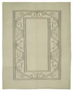 Anadolu Eskitme Bej Pamuk Üzerine Yün El Dokuma Halı-214x275