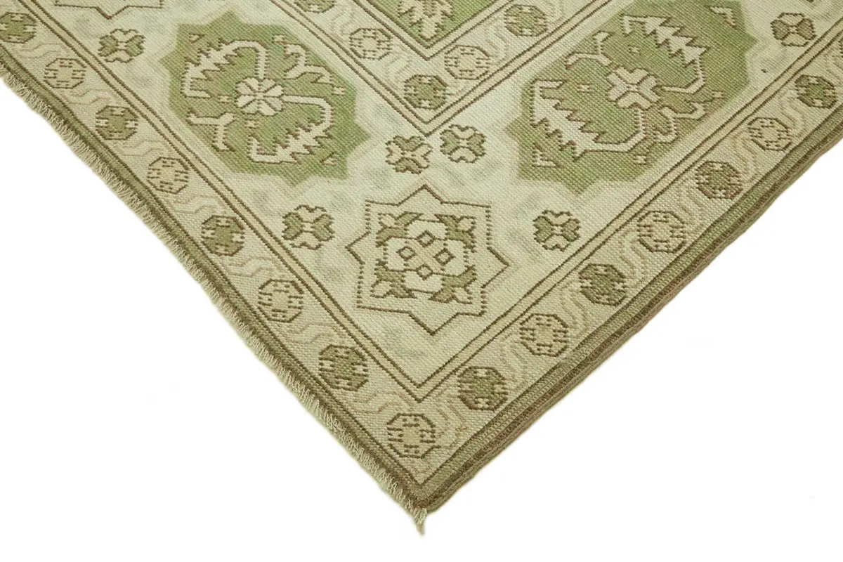 Anadolu Eskitme Bej Pamuk Üzerine Yün El Dokuma Halı-224x327 - Görsel 4