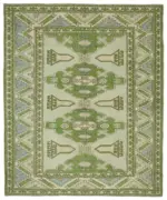 Anadolu Eskitme Bej Pamuk Üzerine Yün El Dokuma Halı-229x280