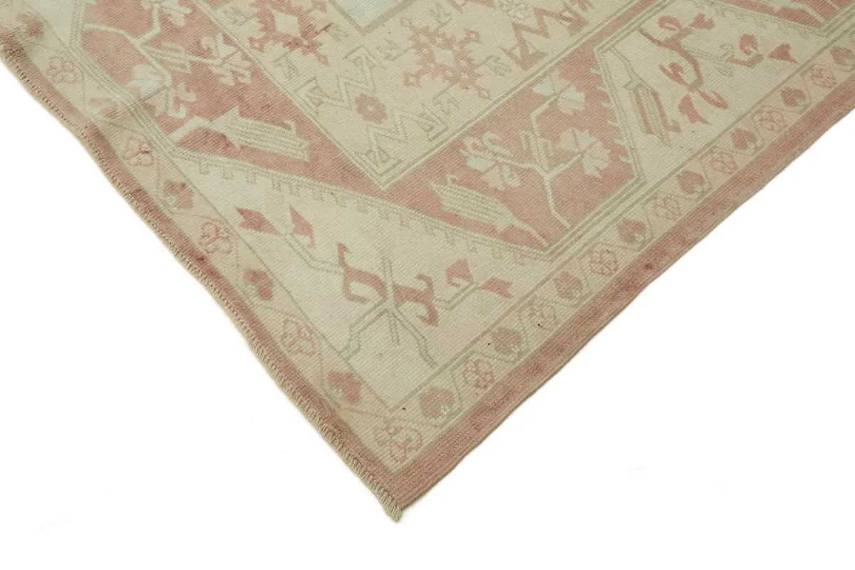 Anadolu Eskitme Bej Pamuk Üzerine Yün El Dokuma Halı-211x282 - Görsel 4