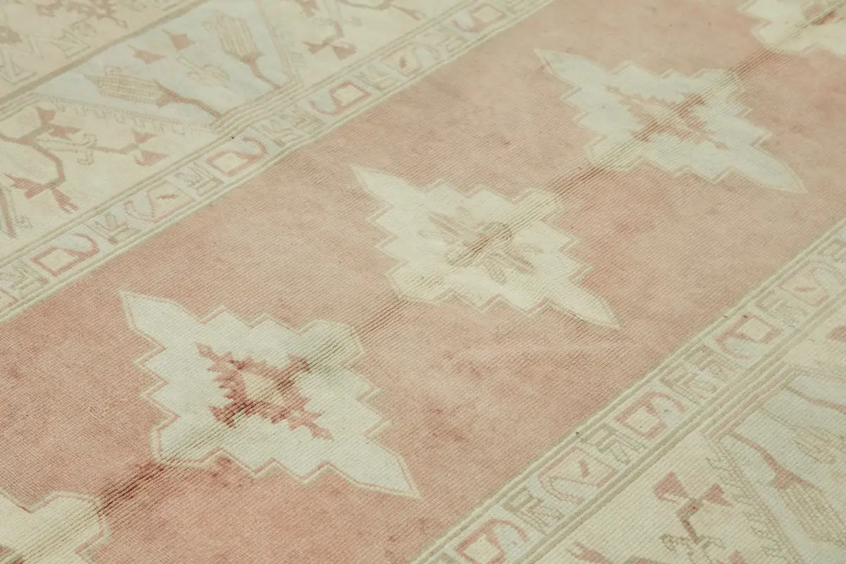 Anadolu Eskitme Bej Pamuk Üzerine Yün El Dokuma Halı-211x282 - Görsel 5