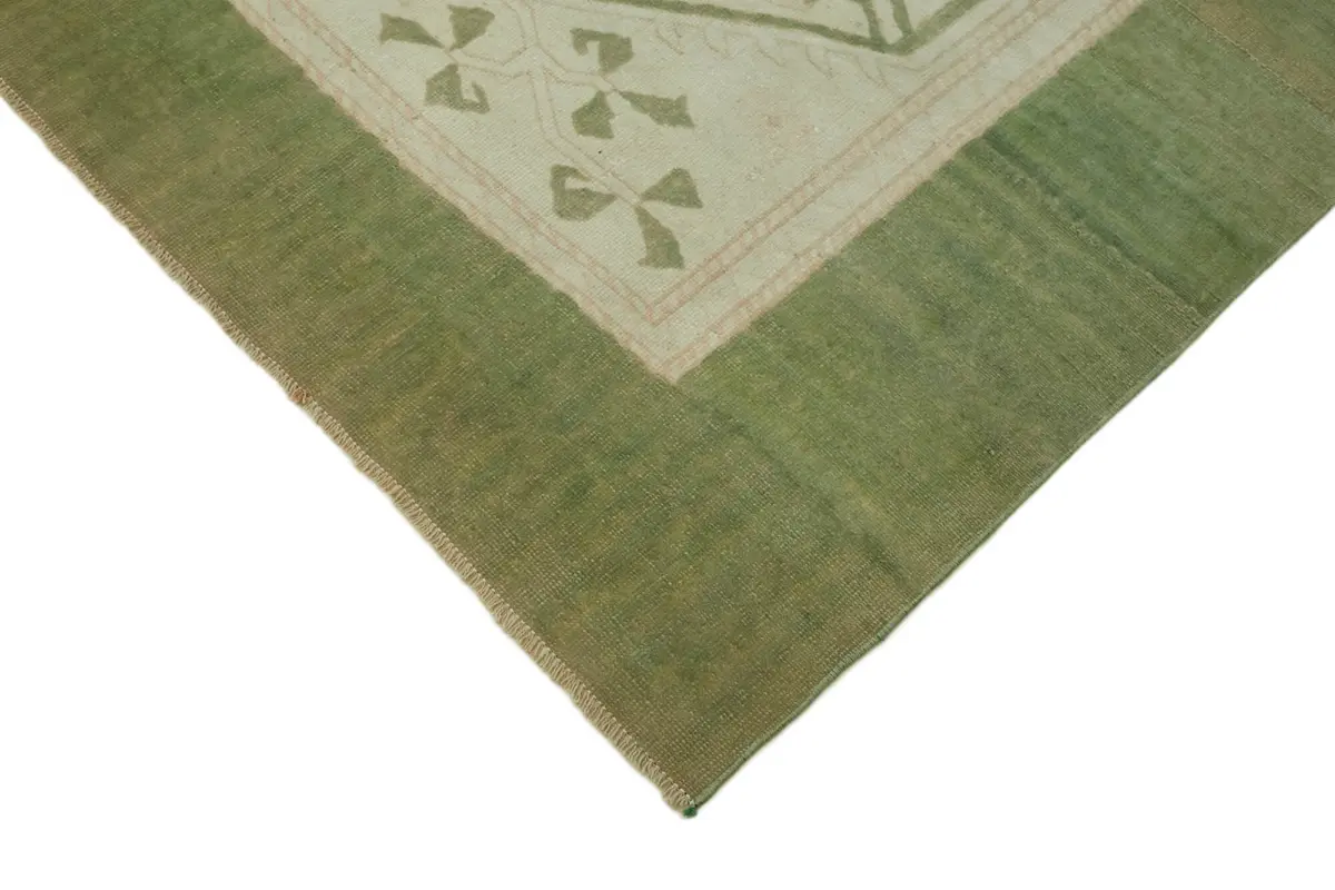 Anadolu Eskitme Bej Pamuk Üzerine Yün El Dokuma Halı-227x326 - Görsel 4