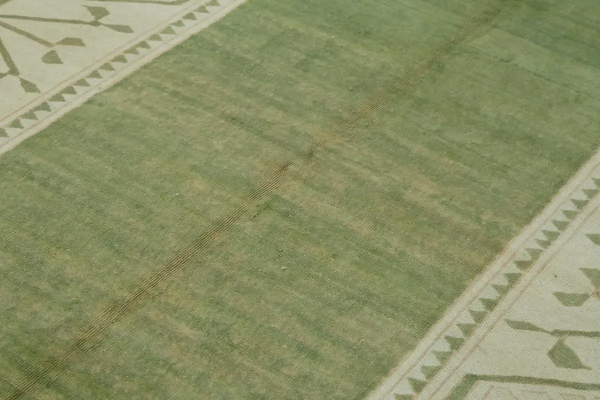 Anadolu Eskitme Bej Pamuk Üzerine Yün El Dokuma Halı-227x326 - Görsel 5