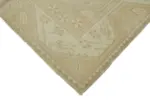 Anadolu Eskitme Bej Pamuk Üzerine Yün El Dokuma Halı-153x216 - Görsel 4