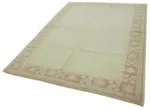 Anadolu Eskitme Bej Pamuk Üzerine Yün El Dokuma Halı-209x276 - Görsel 3