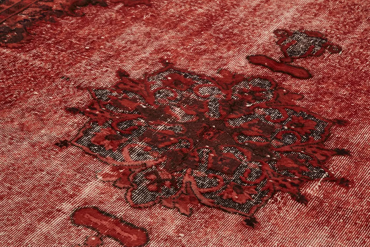 Oyma kır Pamuk Üzerine Yün El Dokuma Kilim-203x318 - Görsel 5