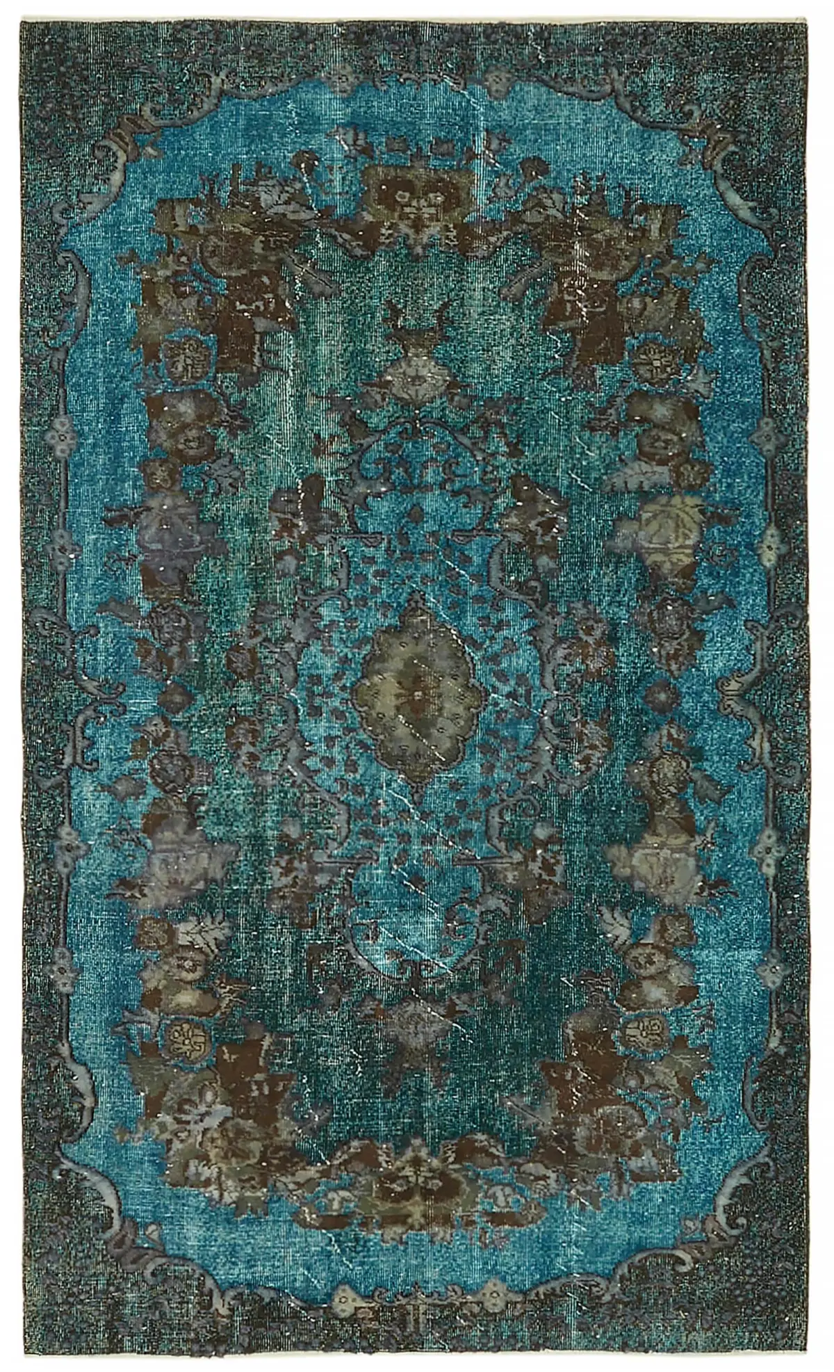 Rc_46872_0_Blue_Hi_Low_Pile_Overdyed_Rugs