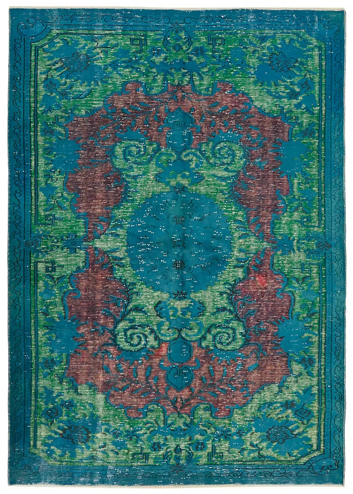 Rc_46875_0_Blue_Hi_Low_Pile_Overdyed_Rugs