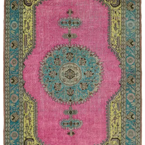 Rc_46876_0_Pink_Hi_Low_Pile_Overdyed_Rugs