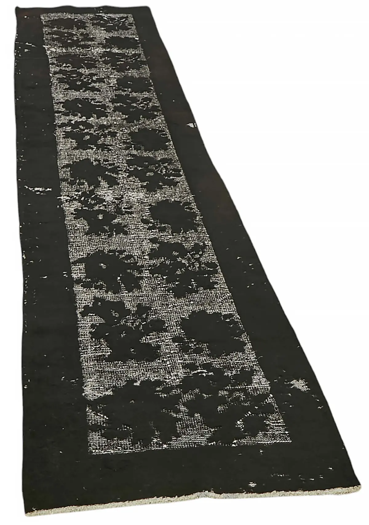 Oyma Siyah Pamuk Üzerine Yün El Dokuma Kilim-072x321 - Görsel 2