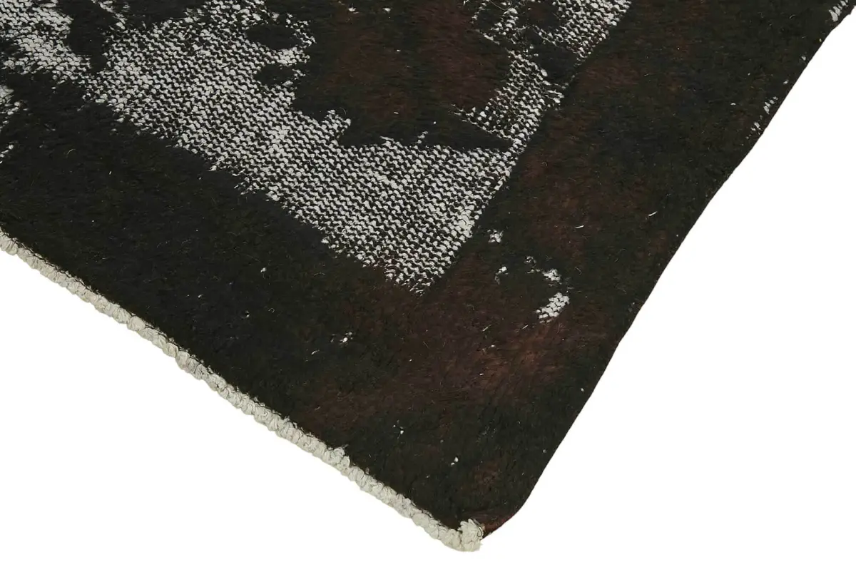 Oyma Siyah Pamuk Üzerine Yün El Dokuma Kilim-072x321 - Görsel 4