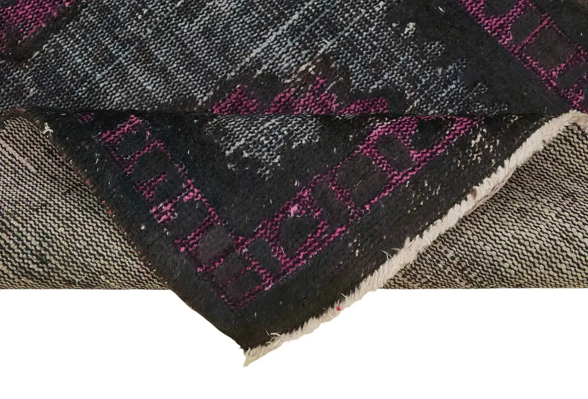 Oyma Siyah Pamuk Üzerine Yün El Dokuma Kilim-080x296 - Görsel 6