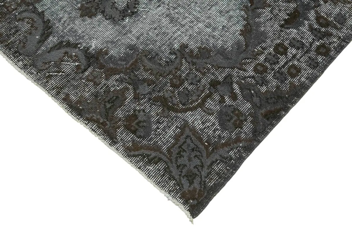 Oyma Gri Pamuk Üzerine Yün El Dokuma Kilim-120x211 - Görsel 4