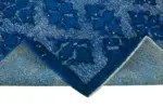 Oyma Mavi Pamuk Üzerine Yün El Dokuma Kilim-124x245 - Görsel 6