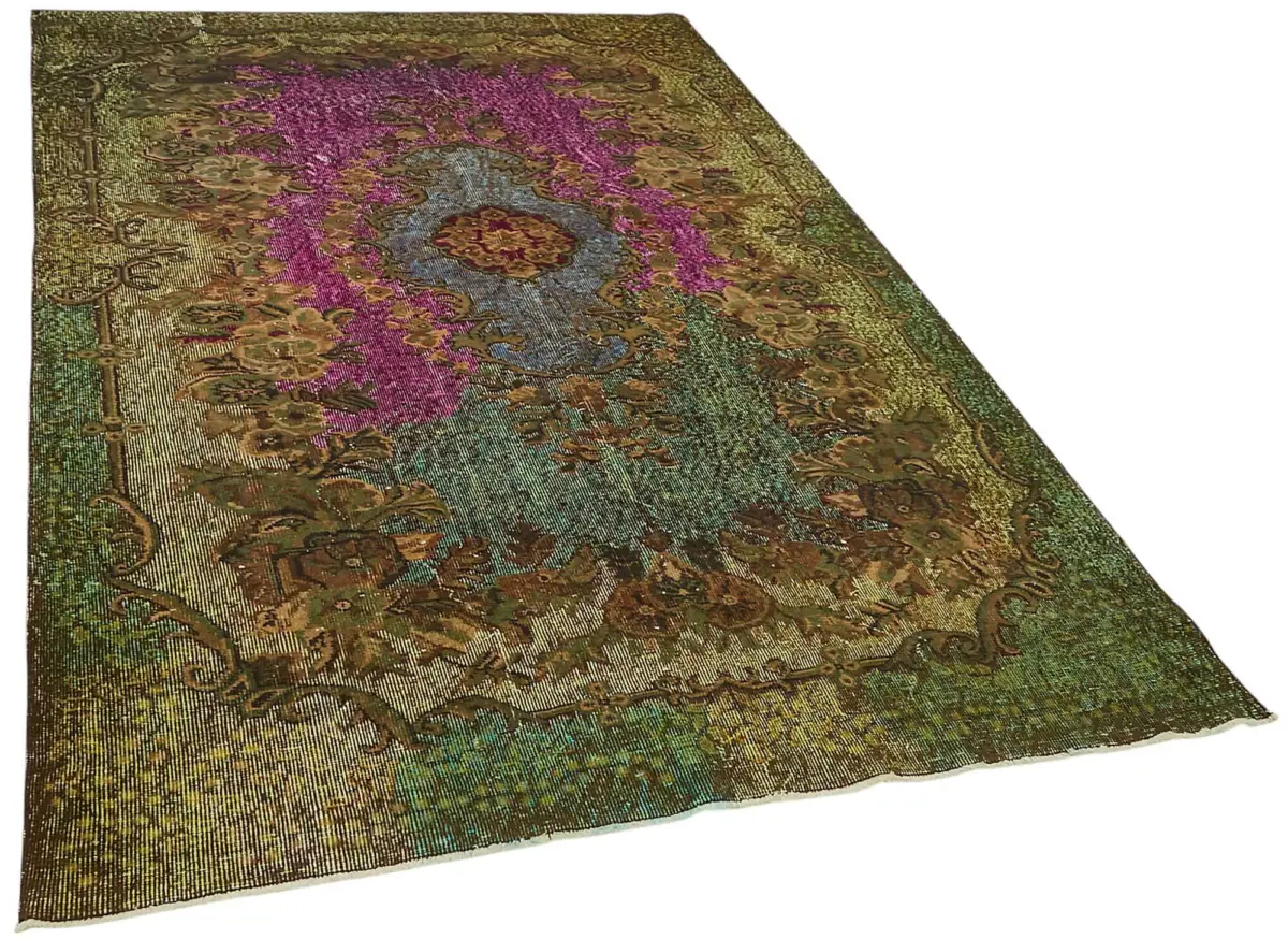 Oyma Kahverengi Pamuk Üzerine Yün El Dokuma Kilim-178x293 - Görsel 2