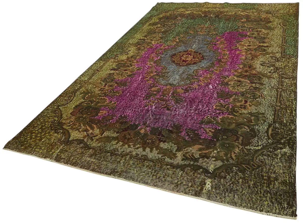 Oyma Kahverengi Pamuk Üzerine Yün El Dokuma Kilim-178x293 - Görsel 3