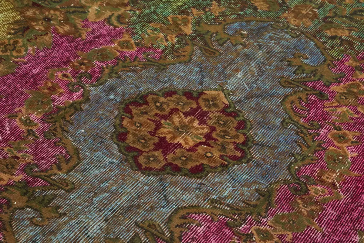 Oyma Kahverengi Pamuk Üzerine Yün El Dokuma Kilim-178x293 - Görsel 5