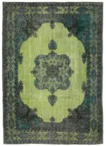 Oyma Gri Pamuk Üzerine Yün El Dokuma Kilim-216x314