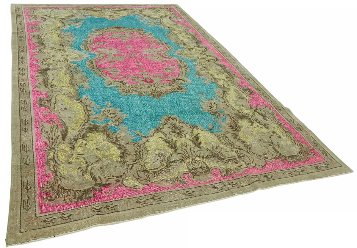 Oyma Multi Pamuk Üzerine Yün El Dokuma Kilim-204x333 - Görsel 2