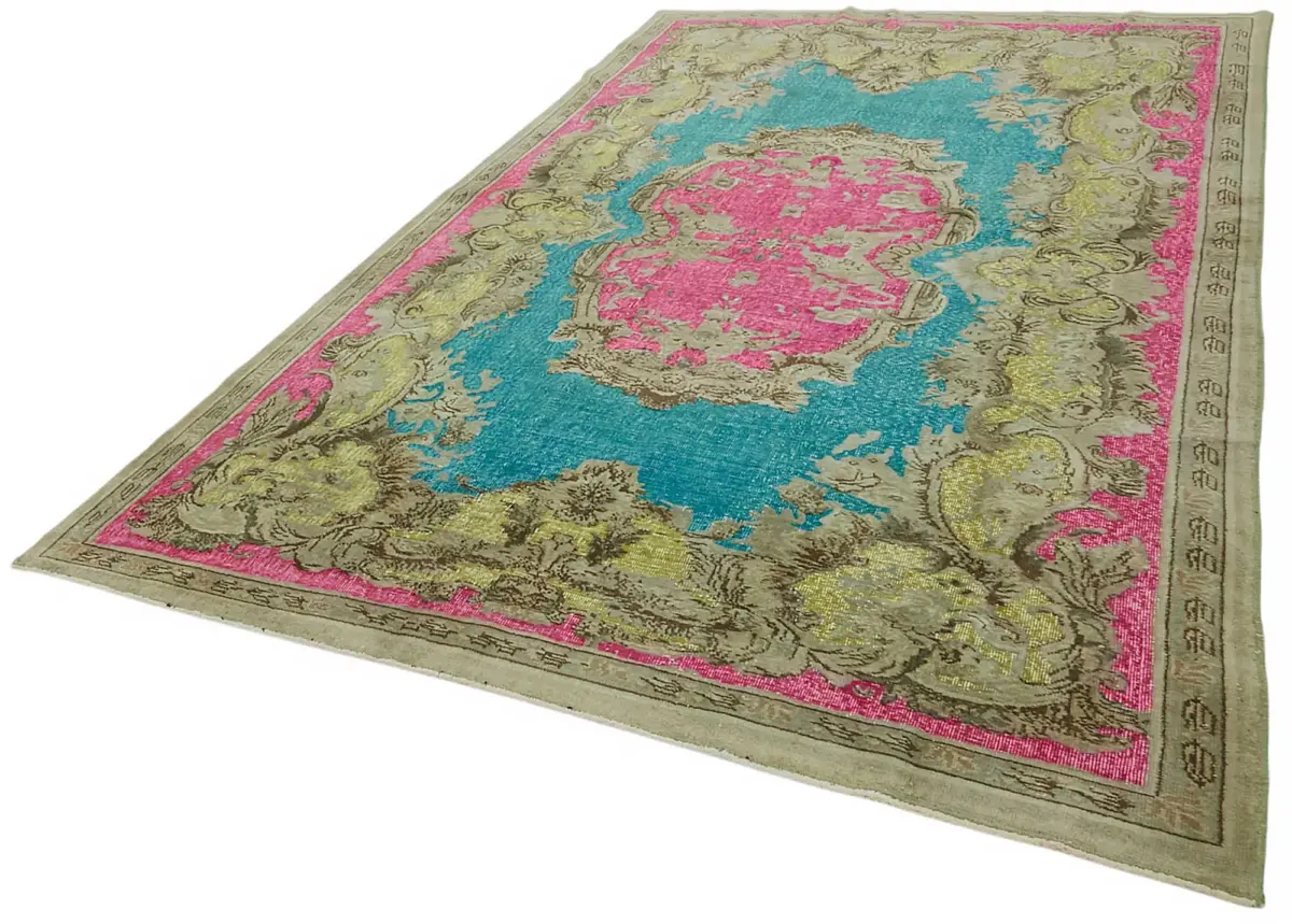 Oyma Multi Pamuk Üzerine Yün El Dokuma Kilim-204x333 - Görsel 3