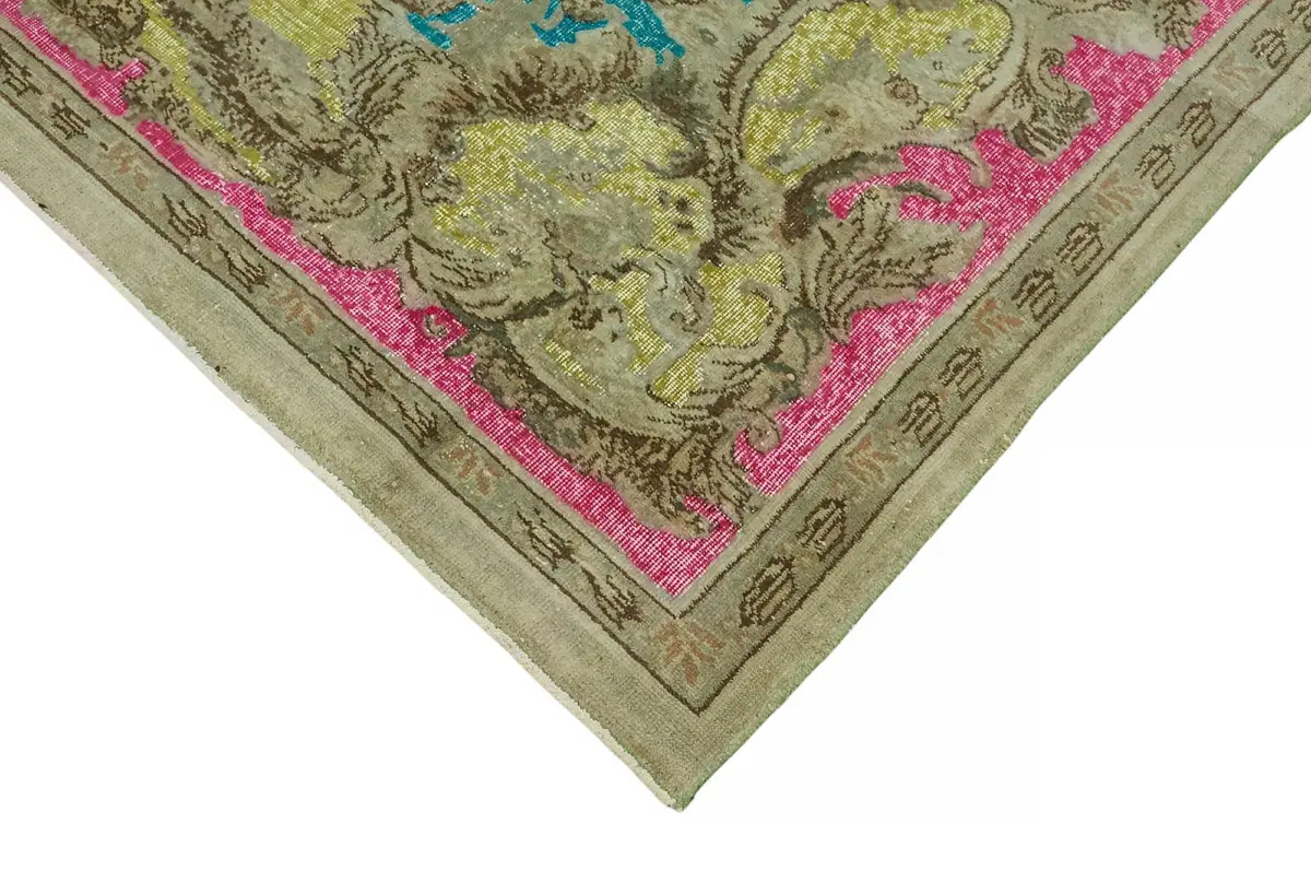 Oyma Multi Pamuk Üzerine Yün El Dokuma Kilim-204x333 - Görsel 4