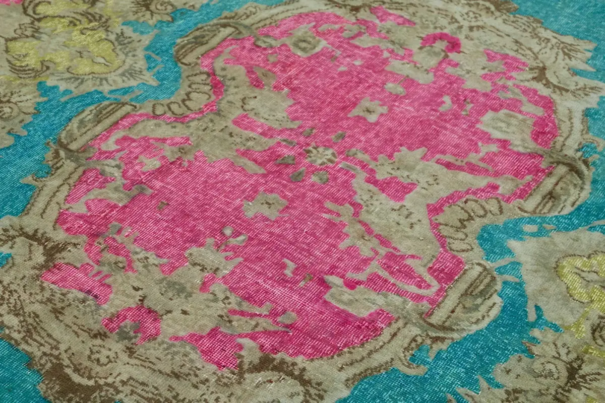 Oyma Multi Pamuk Üzerine Yün El Dokuma Kilim-204x333 - Görsel 5