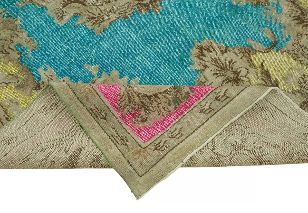 Oyma Multi Pamuk Üzerine Yün El Dokuma Kilim-204x333 - Görsel 6