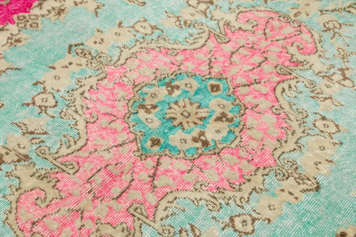 Oyma Pembe Pamuk Üzerine Yün El Dokuma Kilim-150x269 - Görsel 5