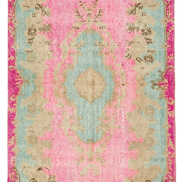 Rc_46904_0_Pink_Hi_Low_Pile_Overdyed_Rugs