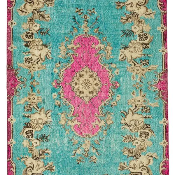 Rc_46919_0_Pink_Hi_Low_Pile_Overdyed_Rugs