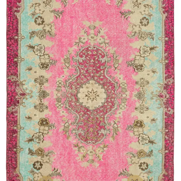 Rc_46920_0_Pink_Hi_Low_Pile_Overdyed_Rugs