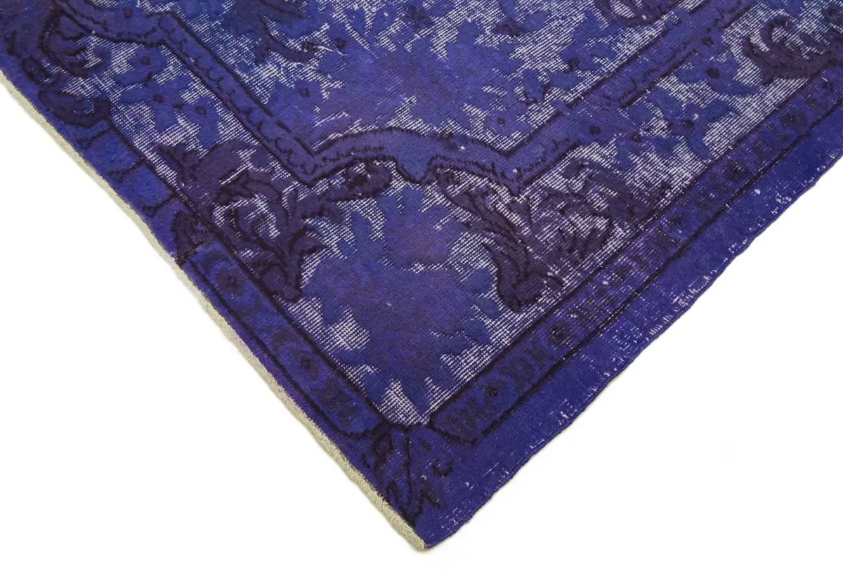 Oyma Mor Pamuk Üzerine Yün El Dokuma Kilim-190x305 - Görsel 4