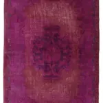 Oyma Mor Pamuk Üzerine Yün El Dokuma Kilim-200x300