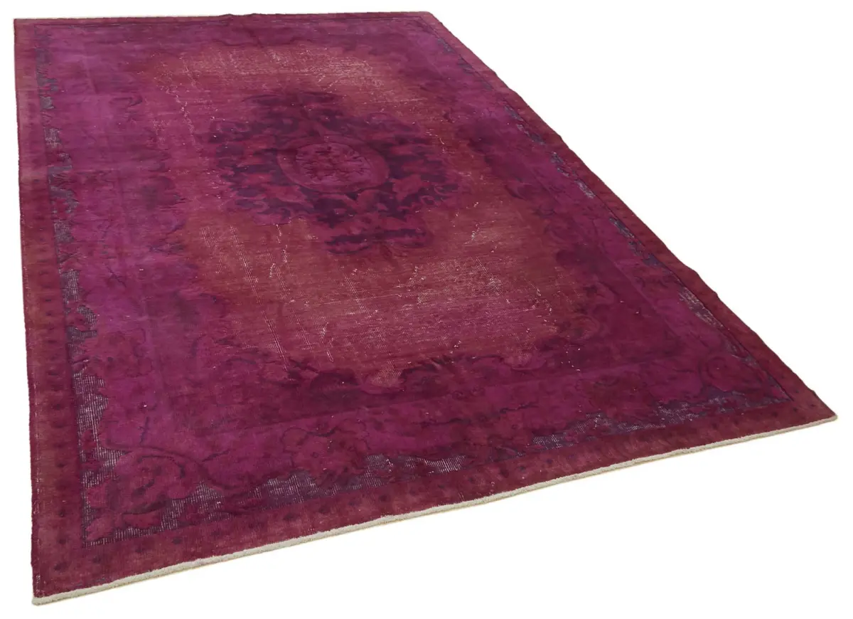 Oyma Mor Pamuk Üzerine Yün El Dokuma Kilim-200x300 - Görsel 2