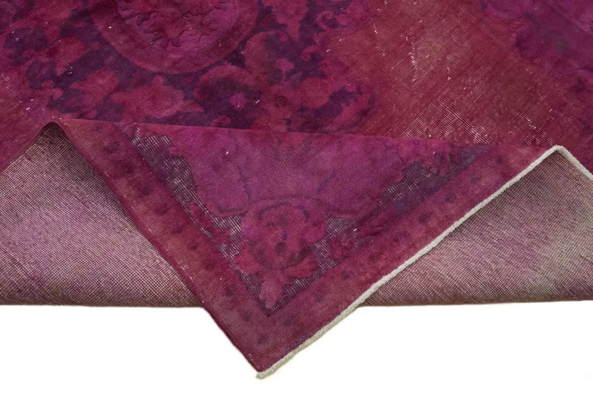 Oyma Mor Pamuk Üzerine Yün El Dokuma Kilim-200x300 - Görsel 6