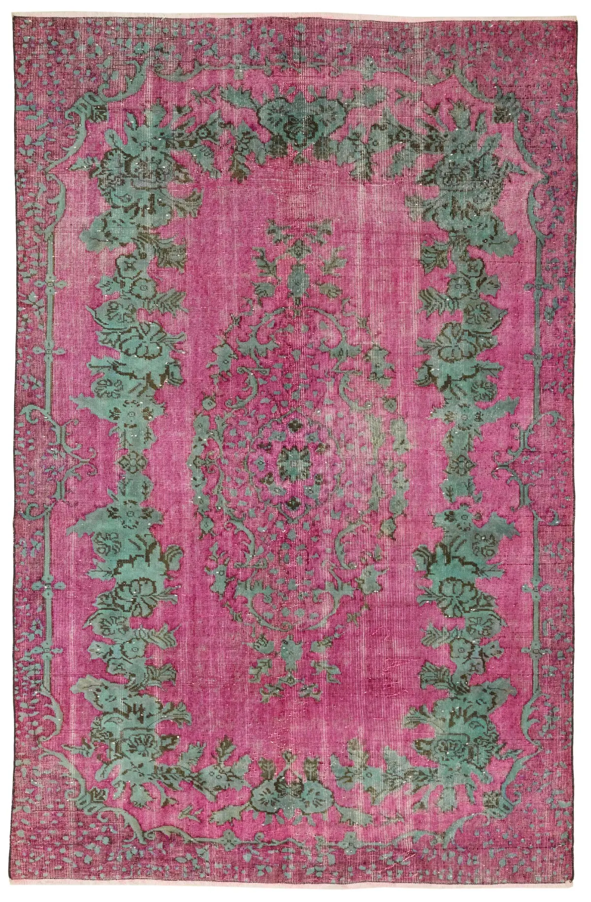 Rc_46930_0_Pink_Hi_Low_Pile_Overdyed_Rugs