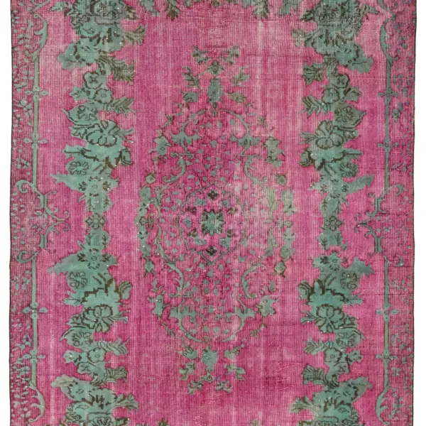 Rc_46930_0_Pink_Hi_Low_Pile_Overdyed_Rugs