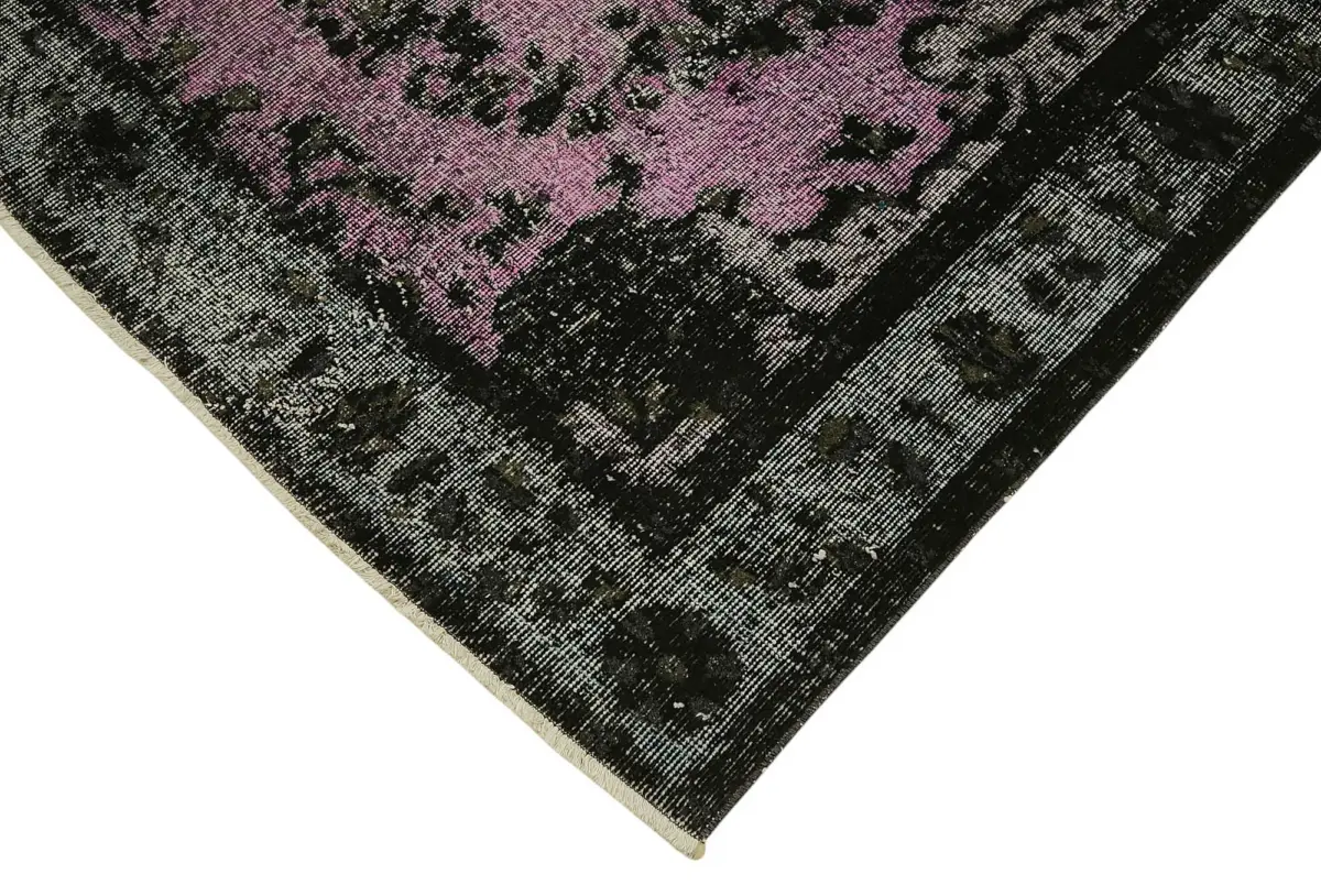 Oyma Siyah Pamuk Üzerine Yün El Dokuma Kilim-174x261 - Görsel 4