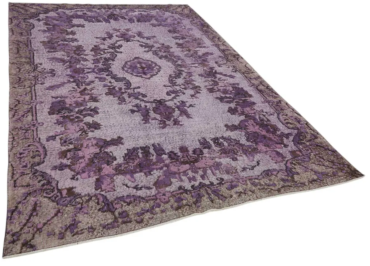 Oyma Mor Pamuk Üzerine Yün El Dokuma Kilim-190x311 - Görsel 2