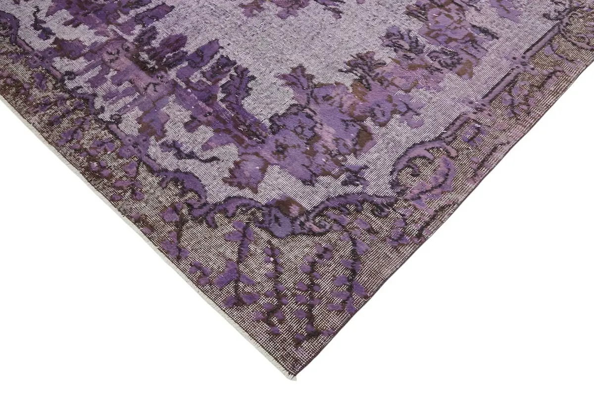 Oyma Mor Pamuk Üzerine Yün El Dokuma Kilim-190x311 - Görsel 4