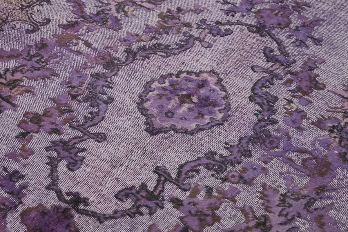 Oyma Mor Pamuk Üzerine Yün El Dokuma Kilim-190x311 - Görsel 5