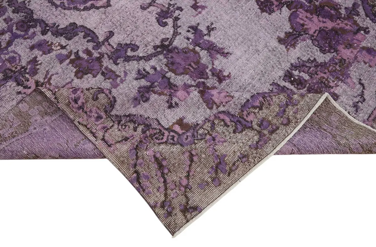 Oyma Mor Pamuk Üzerine Yün El Dokuma Kilim-190x311 - Görsel 6