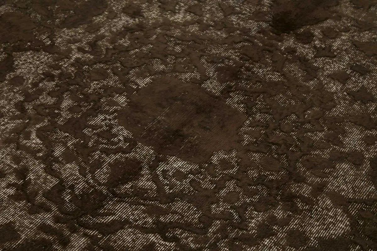 Oyma Kahverengi Pamuk Üzerine Yün El Dokuma Kilim-168x264 - Görsel 5