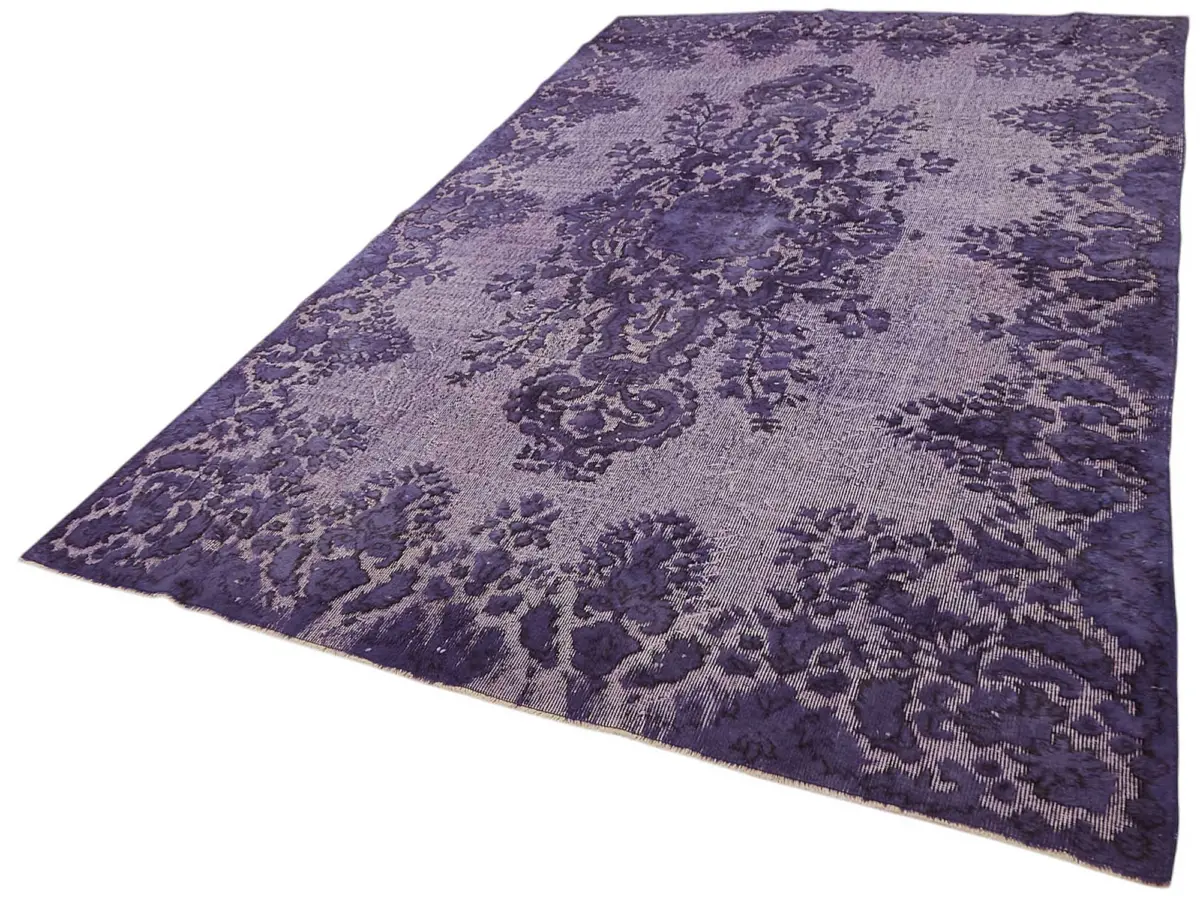 Oyma Mor Pamuk Üzerine Yün El Dokuma Kilim-207x324 - Görsel 3